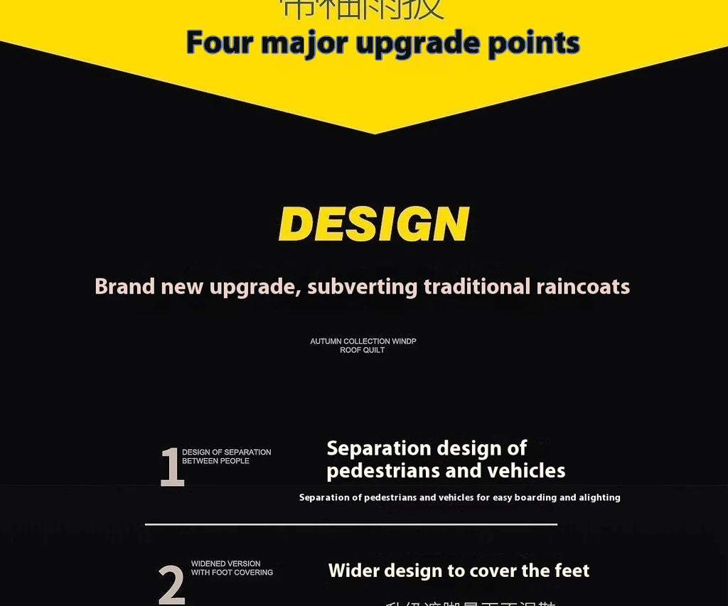 NPY New Thickened Adult Motorcycle Raincoat Electric Car Rain Coat For Men Women Durable Waterproof Riding Gear Special Raincoat