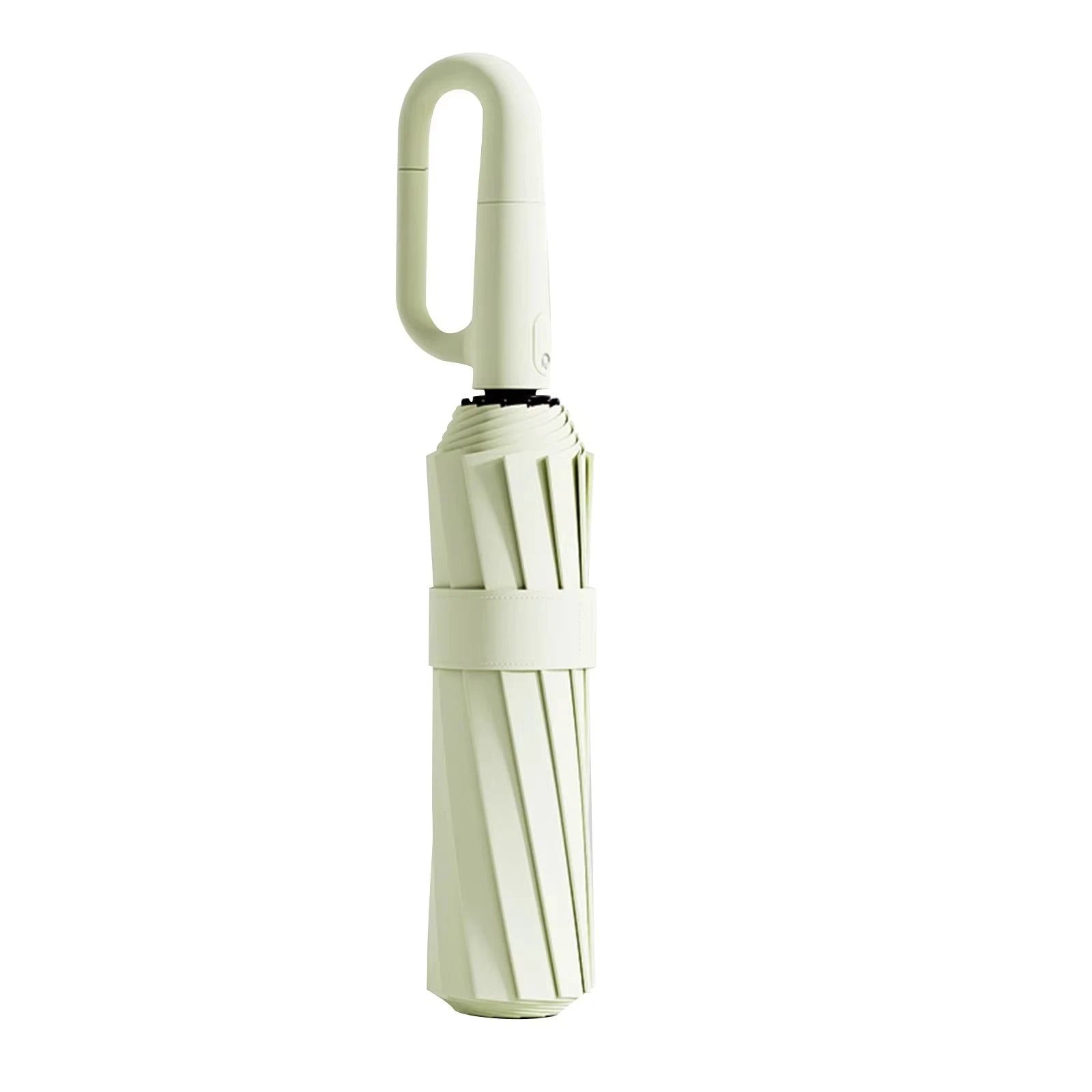 20Bones Windproof Fully Automatic Folding Umbrella with Loop Buckle UPF50+ Protable Compact Sun Rain Umbrellas for Women and Men