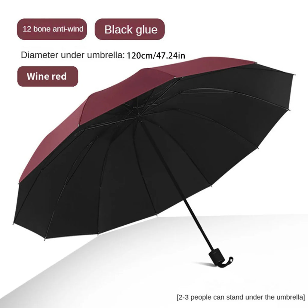 130cm/51.18 Inch High-quality Ten-bone Umbrella, Reinforced Umbrella Frame, Strong Waterproof Windproof, Manual Large Umbrella
