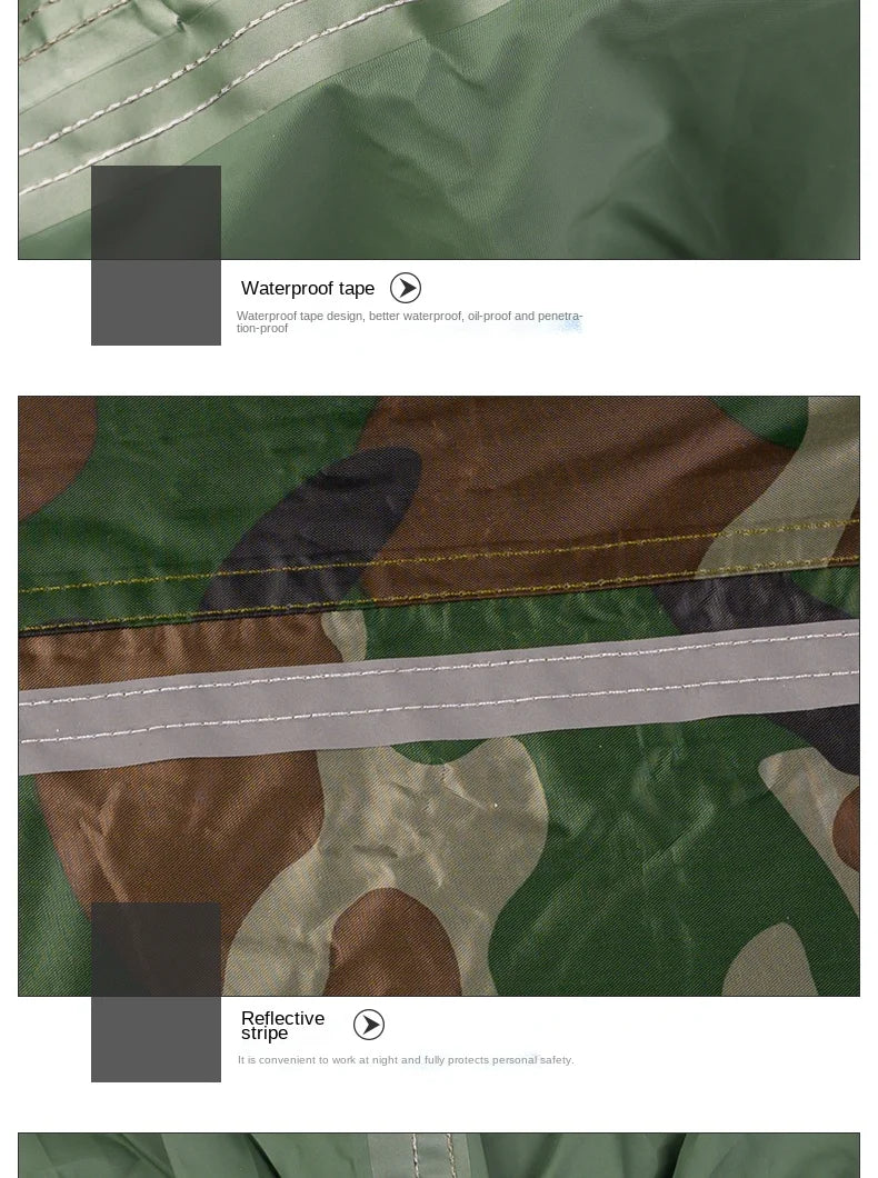 Waterproof Raincoat /Conjoined Men Raincoat/overalls Men and Women Fission Rain Suit Rain Coat Hooded Womens Raincoat