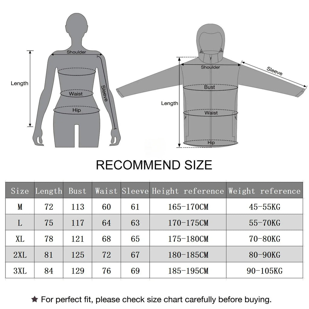 Waterproof Motorcycle Rain Suit-Full Body Raincoat & Rain Pants Set with Reflective Strips Fit for Men Women All-Weather Cycling