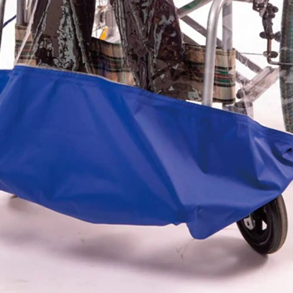 Reusable Wheelchair Rain Poncho Waterproof Reflective Strip Raincoat Cloak Lightweight with Hood Windproof Cape Old Scooter