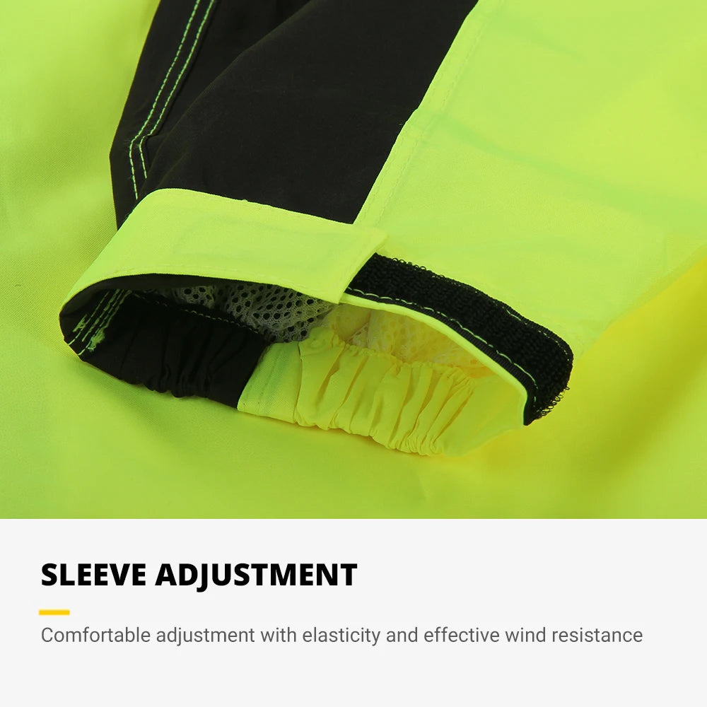 Motorcycle Raincoat Waterproof Days Reflective Raincoat Set Motorcyclis Breathable Comfortable Ultra-thin Raincoat With Storage
