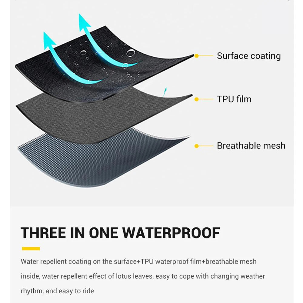 Motorcycle Raincoat Waterproof Days Reflective Raincoat Set Motorcyclis Breathable Comfortable Ultra-thin Raincoat With Storage