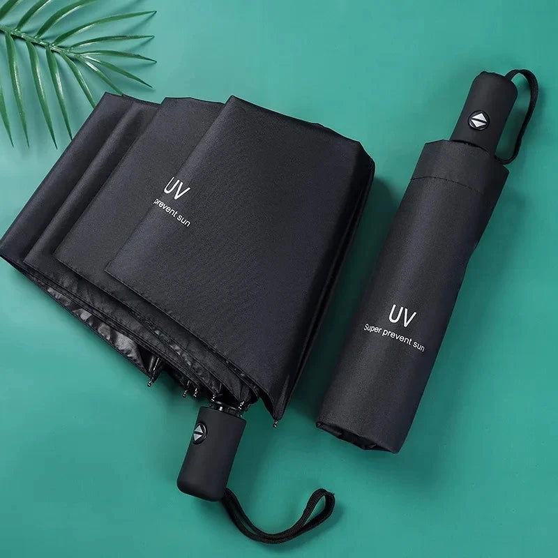 Automatic Windproof Travel Umbrella Retractable Folding Portable Umbrella for Easy Storage And Carry-On Travel